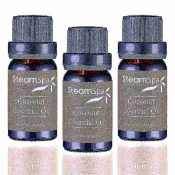 Steamspa Essence of Coconut Aromatherapy Oil Extract Value Pack G-OILCN3